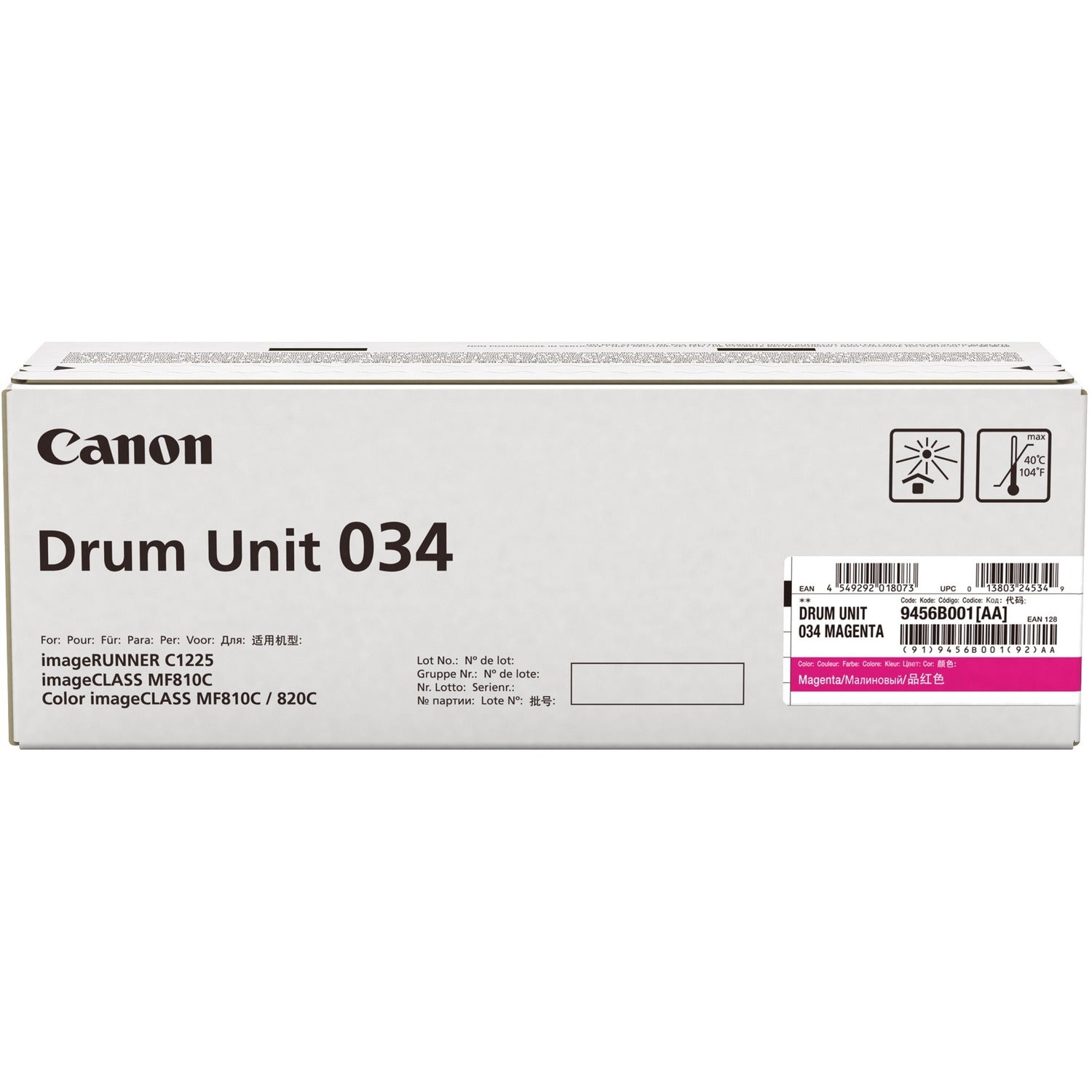 Canon 034 Imaging Drum - 9456B001