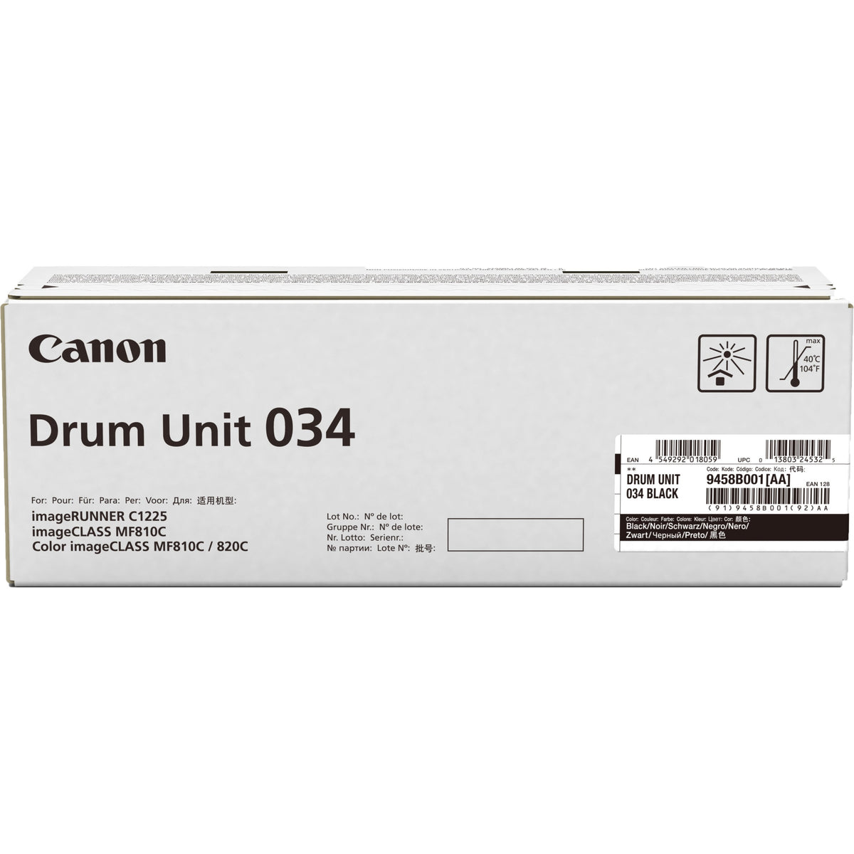 Canon 034 Imaging Drum - 9458B001