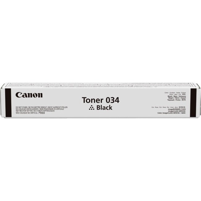 Canon 034 Original Standard Yield Laser Toner Cartridge - Black - 1 Pack - 9454B001