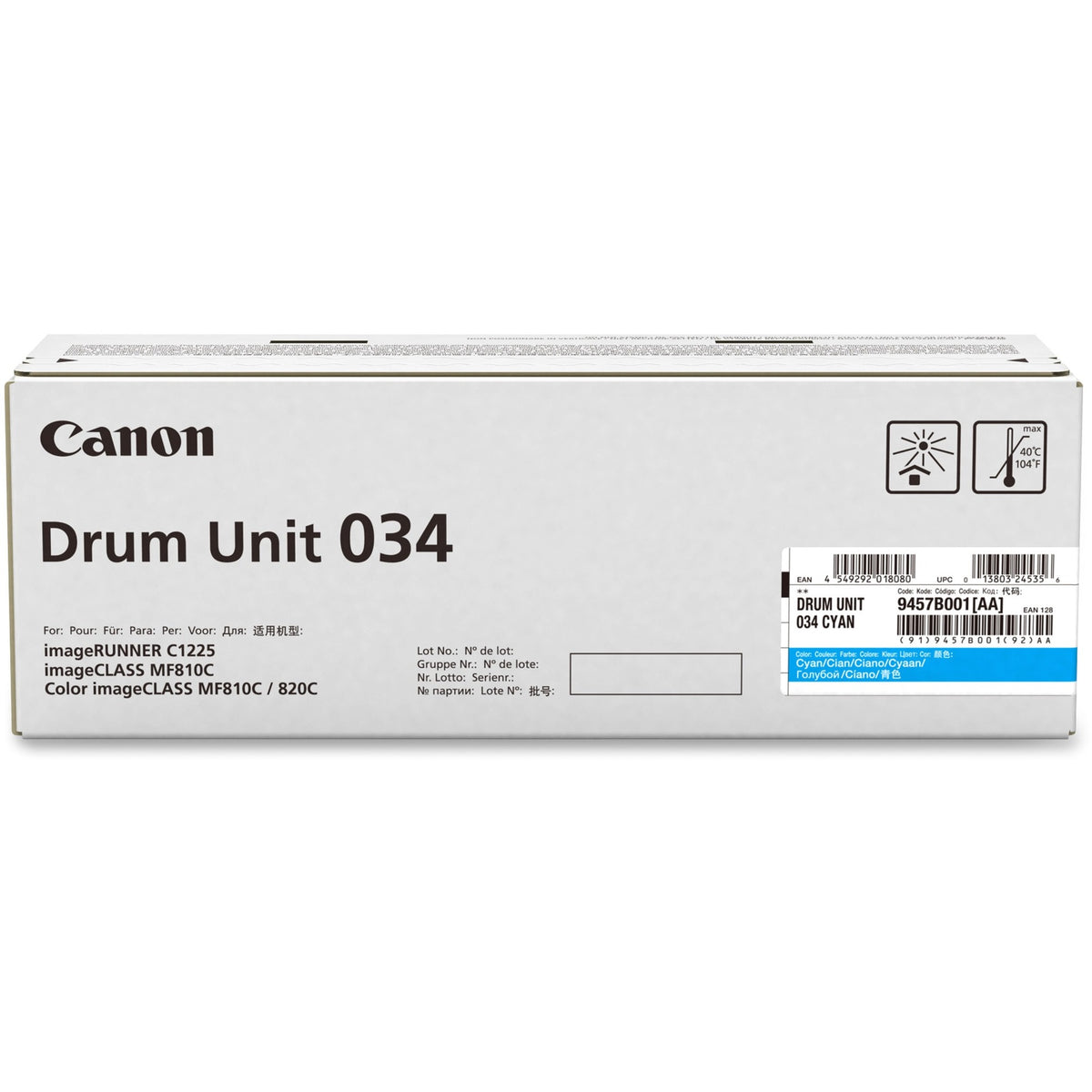 Canon 034 Imaging Drum - 9455B001