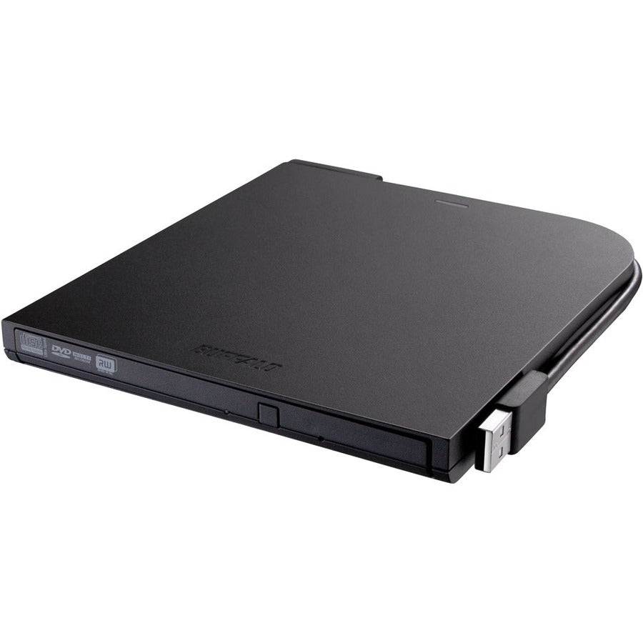 BUFFALO 8x Portable DVD Writer with M-DISC Support (DVSM-PT58U2VB) - DVSM-PT58U2VB