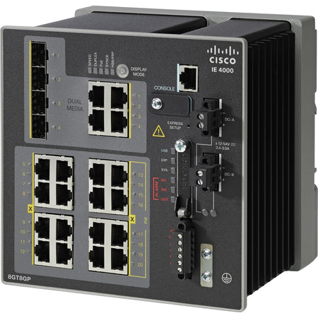 Cisco IE-4000-8GT8GP4G-E Industrial Ethernet Switch - IE-4000-8GT8GP4G-E