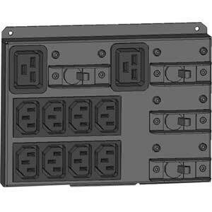 Liebert PD2-201 integrated output distribution (2) IEC320-C19; (8) IEC320-C13 outputs - PD2-201