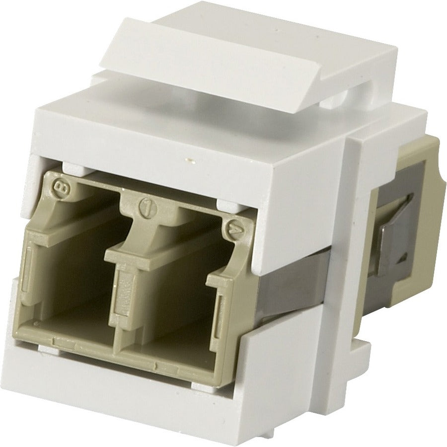 Black Box Keystone Snap Fitting - LC, White - FMT357-R3