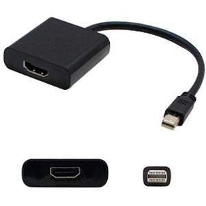 Microsoft R7X-00018 Comp Mini-DisplayPort 1.1 Male to VGA Female Black Adapter Which Supports Intel Thunderbolt For Resolution Up to 1920x1200 (WUXGA) - R7X-00018-AO