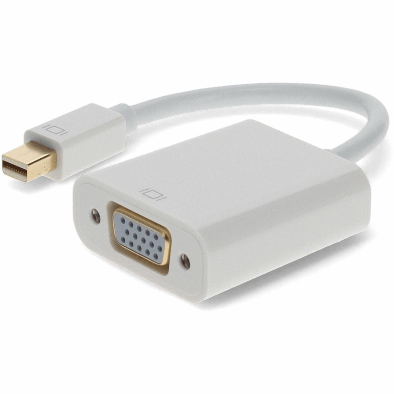 AddOn 5-Pack of Microsoft&reg; R7X-00018 Compatible Mini-DisplayPort 1.1 Male to VGA Female Black Adapters Which Supports Intel&reg; Thunderbolt For Resolution Up to 1920x1200 (WUXGA) - R7X-00018-AO-5PK