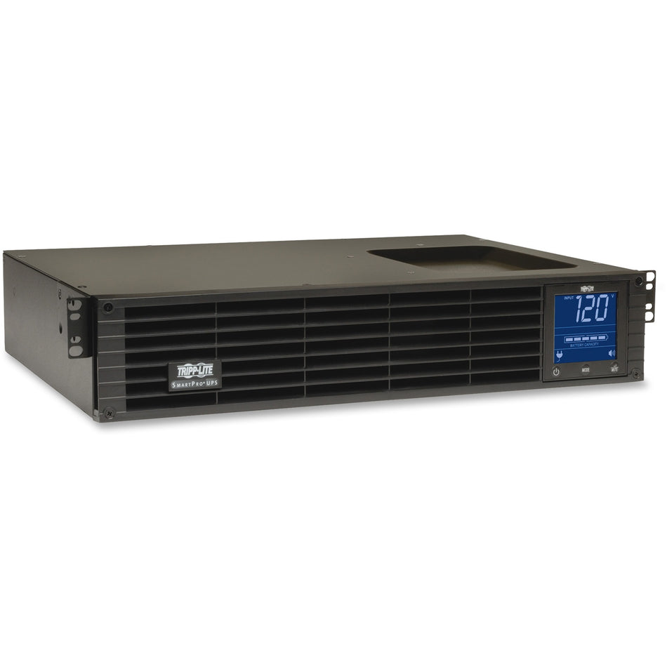Tripp Lite by Eaton UPS SmartPro 120V 1.5kVA 1kW Line-Interactive Sine Wave UPS 2U Rack/Tower LCD USB DB9 8 Outlets - SMC15002URM