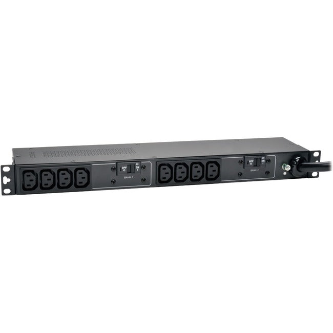 Tripp Lite by Eaton 7.7kW Single-Phase 200-240V Basic PDU, 10 C13 Outlets, IEC 309 32A Blue Input, 3.6 m Cord, 1U Rack-Mount - PDUH32HV