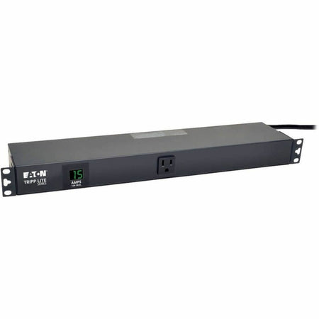 Tripp Lite by Eaton PDU 1.5kW Single-Phase Local Metered PDU 100-127V Outlets (13 5-15R) 5-15P 100-127V Input 15 ft. (4.57 m) Cord 1U Rack-Mount - PDUMH15-RA