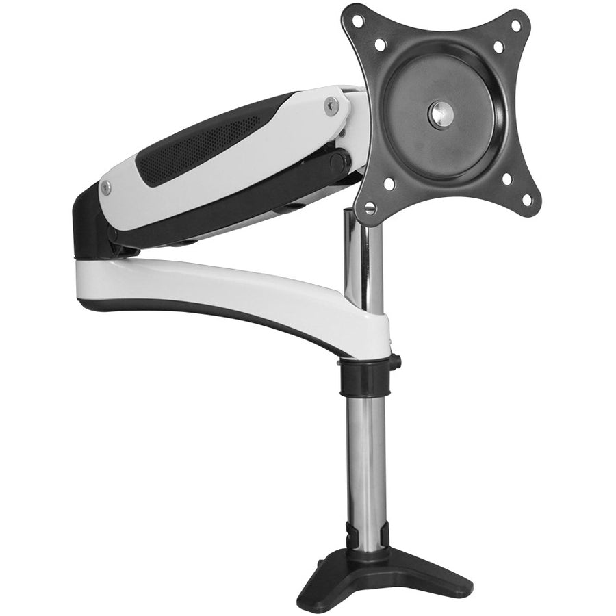 Full-Motion Easy Access Single Monitor Desk Mount - White - CE-MT1H12-S1