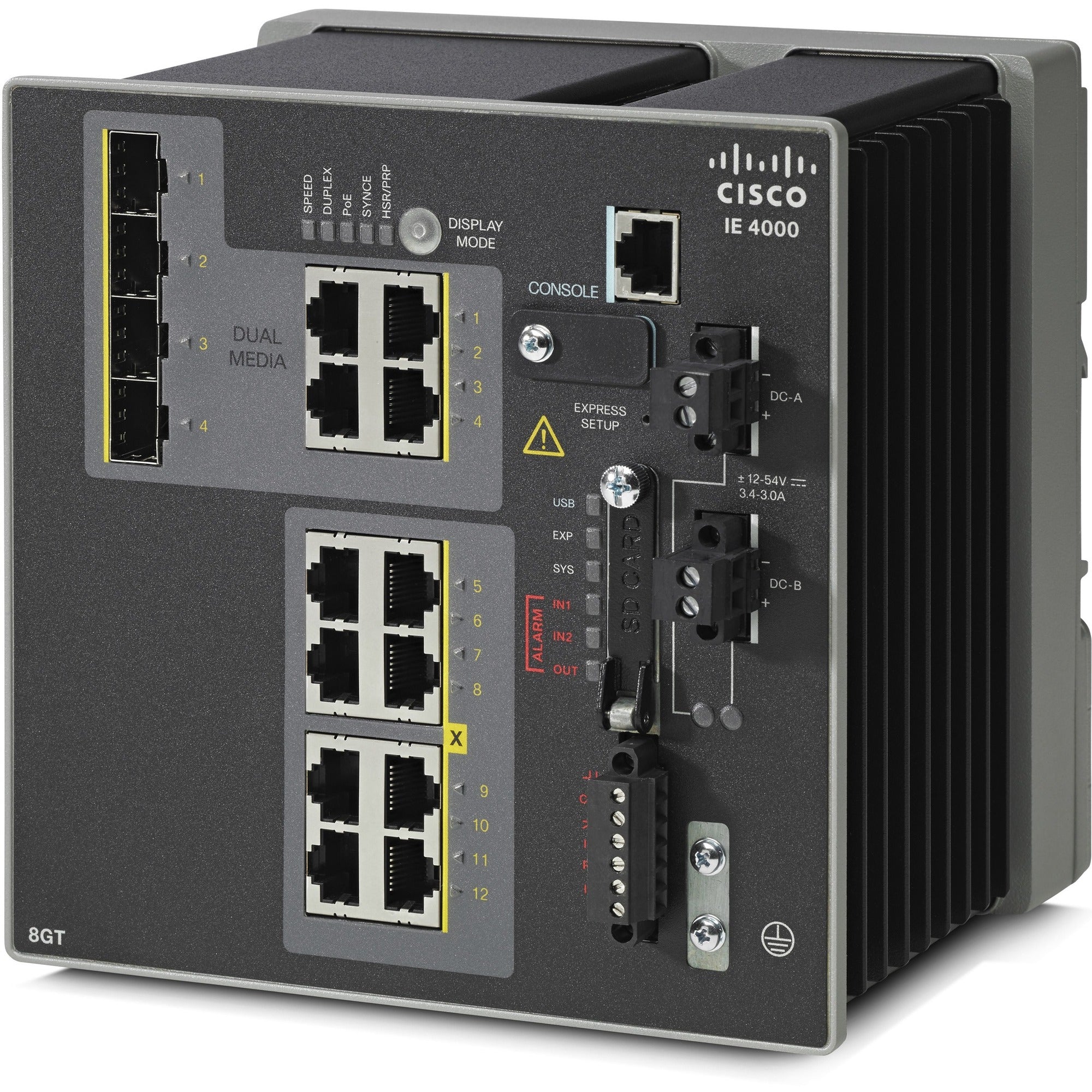 Cisco IE-4000-8GT4G-E Layer 3 Switch - IE-4000-8GT4G-E