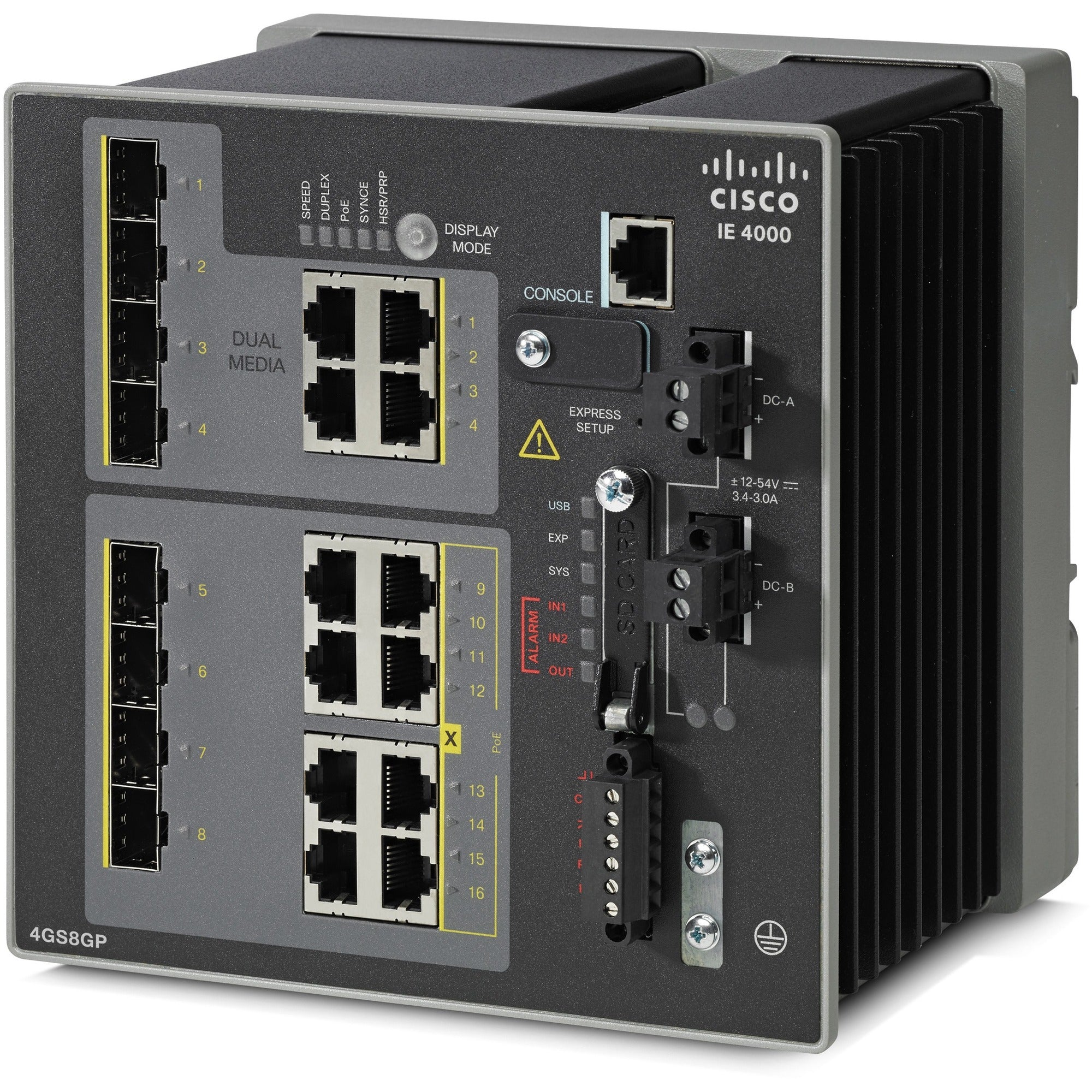 Cisco IE-4000-4GS8GP4G-E Layer 3 Switch - IE-4000-4GS8GP4G-E