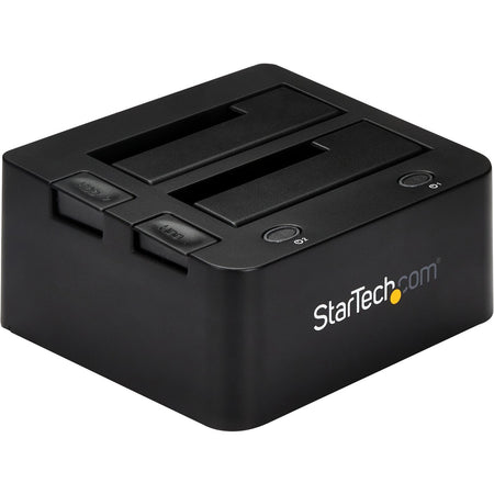 StarTech.com Dual-Bay USB 3.0 to SATA and IDE Hard Drive Docking Station, 2.5/3.5" SATA III and IDE (40 pin), SSD/HDD Dock, Top-Loading - UNIDOCKU33