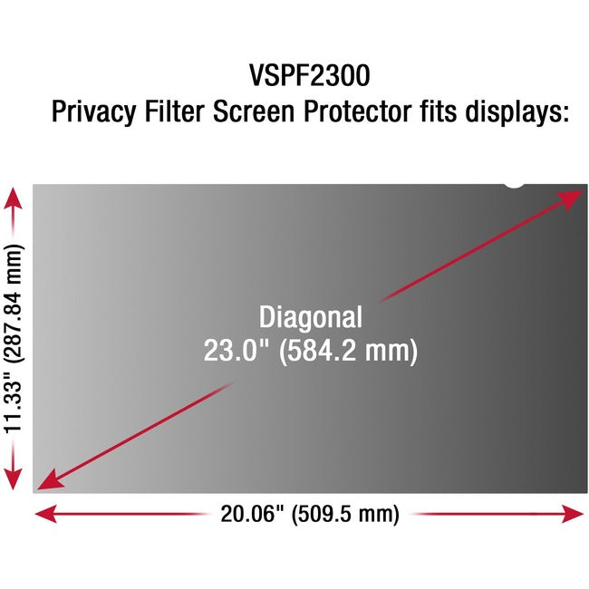 ViewSonic Privacy Filter Screen Protector - VSPF2300