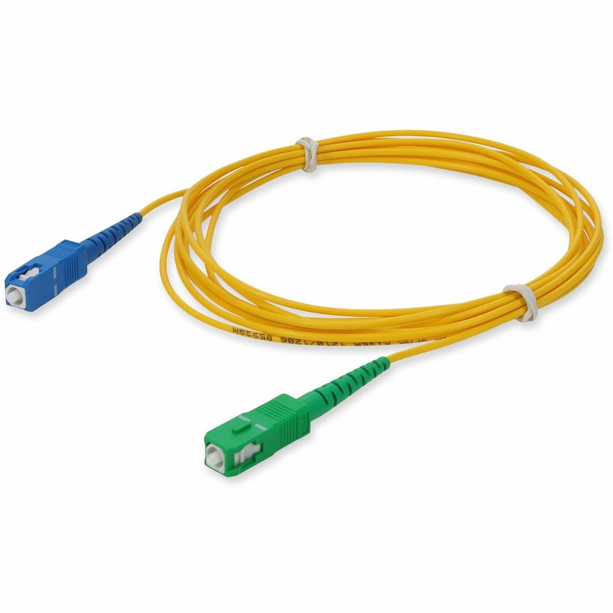 AddOn 2m ASC to SC Yellow OS2 Simplex OFNR (Riser-Rated) SMF Fiber Patch Cable - ADD-ASC-SC-2MS9SMF