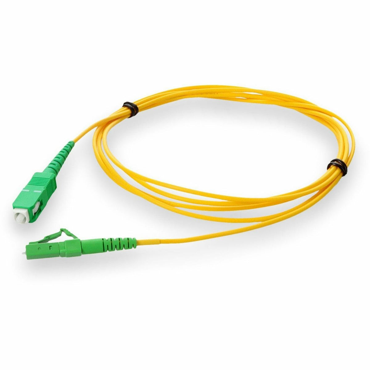 AddOn 2m ALC to ASC Yellow OS2 Simplex OFNR (Riser-Rated) SMF Fiber Patch Cable - ADD-ALC-ASC-2MS9SMF