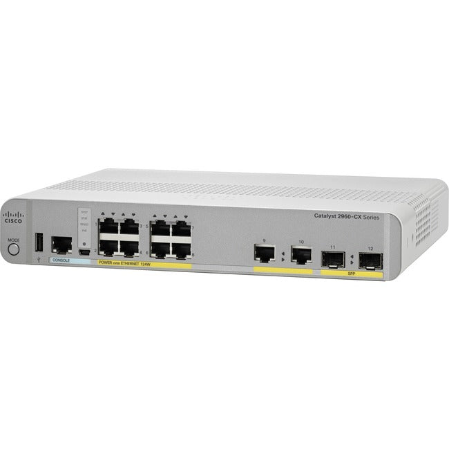 Cisco 2960CX-8PC-L Ethernet Switch - WS-C2960CX-8PC-L