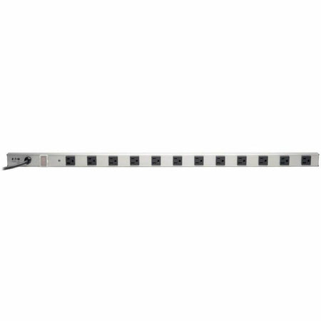 Tripp Lite by Eaton 12-Outlet Vertical Power Strip 120V 15A 6 ft. (1.83 m) Cord 5-15P 36 in. - PS361206