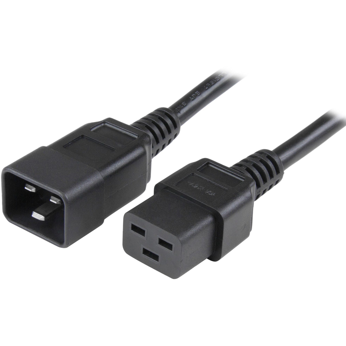 StarTech.com 3 ft Heavy Duty 14 AWG Computer Power Cord - C19 to C20 - PXTC19C20143