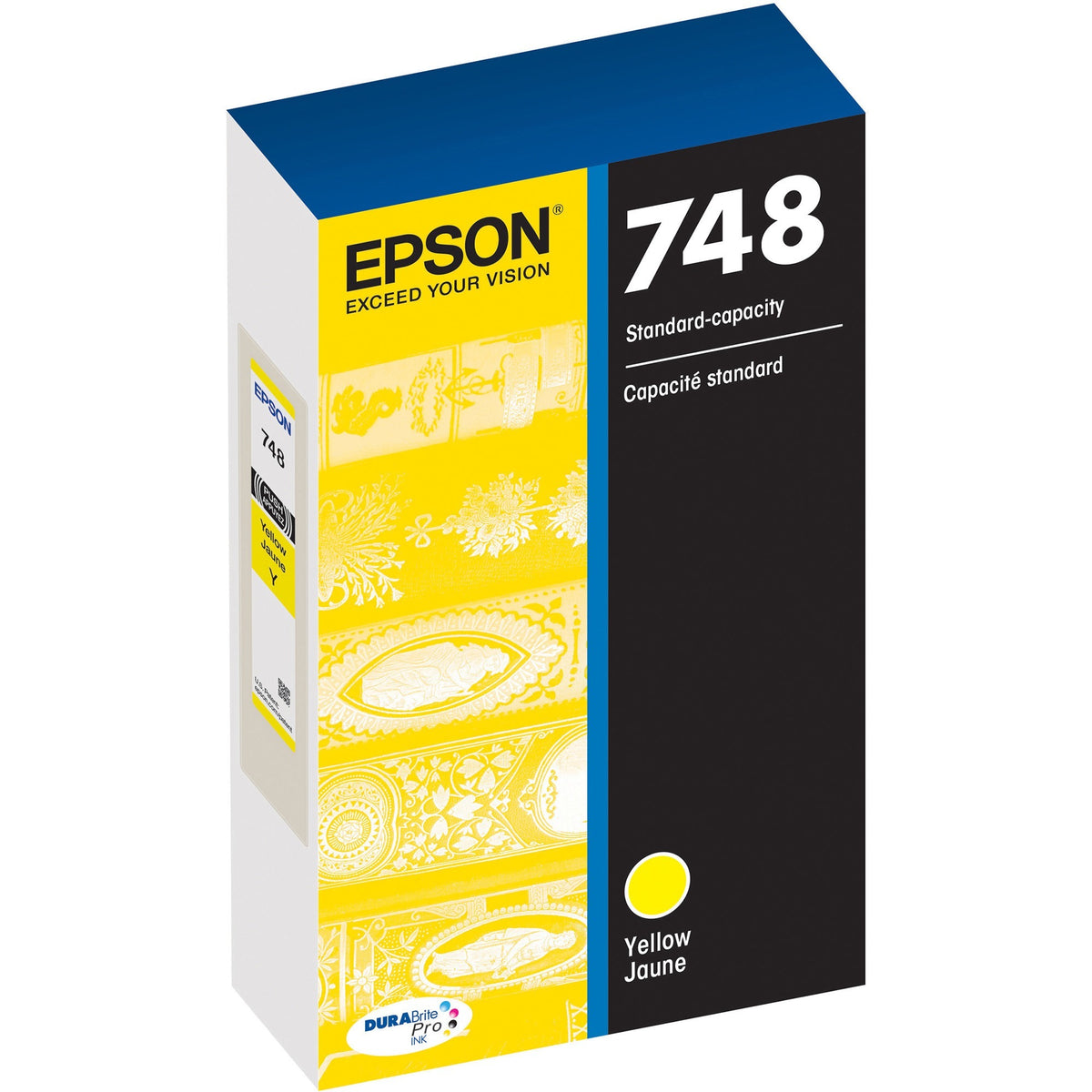 Epson DURABrite Pro 748 Original Standard Yield Inkjet Ink Cartridge - Yellow - 1 Each - T748420