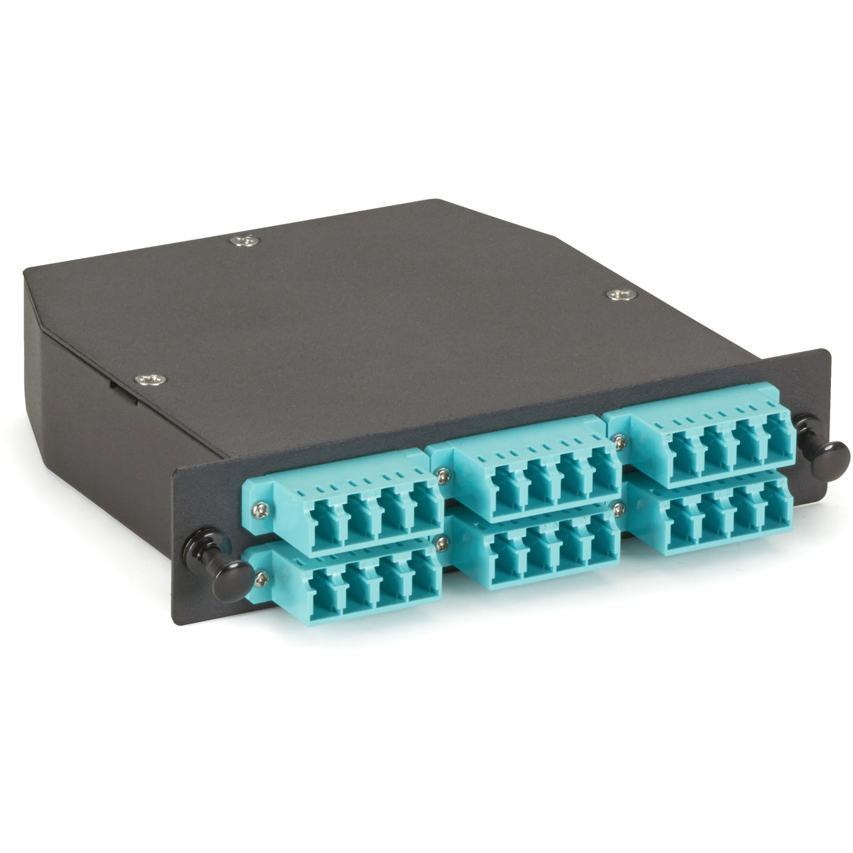 Black Box MTP OM3 Fiber Optic LGX Cassette - (1) MTP 24 to (24) LC Type A - FOCA20M3-1MP24-24LC
