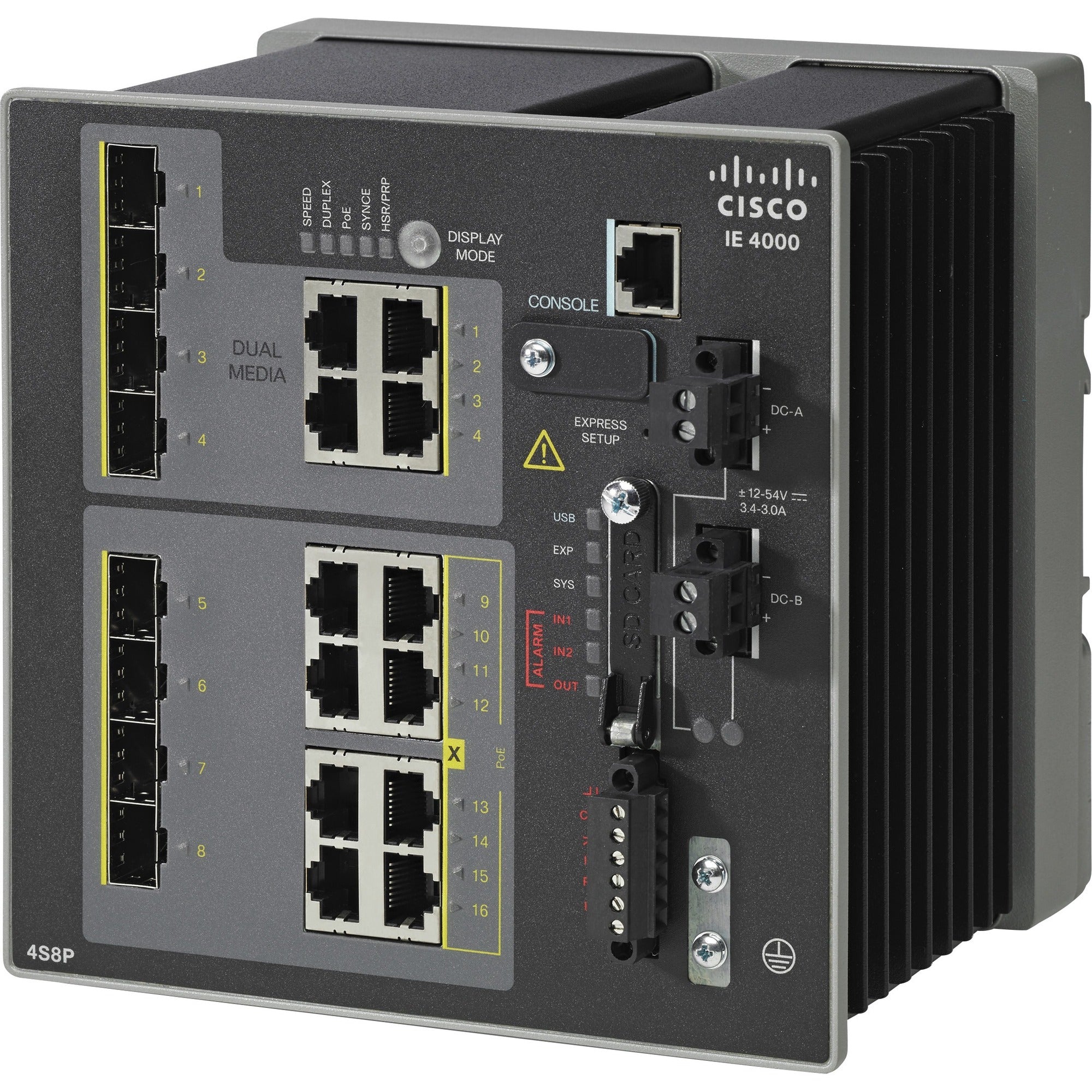 Cisco IE-4000-4S8P4G-E Layer 3 Switch - IE-4000-4S8P4G-E