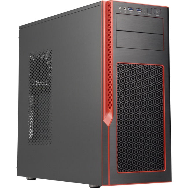 Supermicro Mid-Tower Chassis (Black / Red) - CSE-GS50-000R