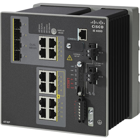 Cisco IE-4000-4T4P4G-E Layer 3 Switch - IE-4000-4T4P4G-E