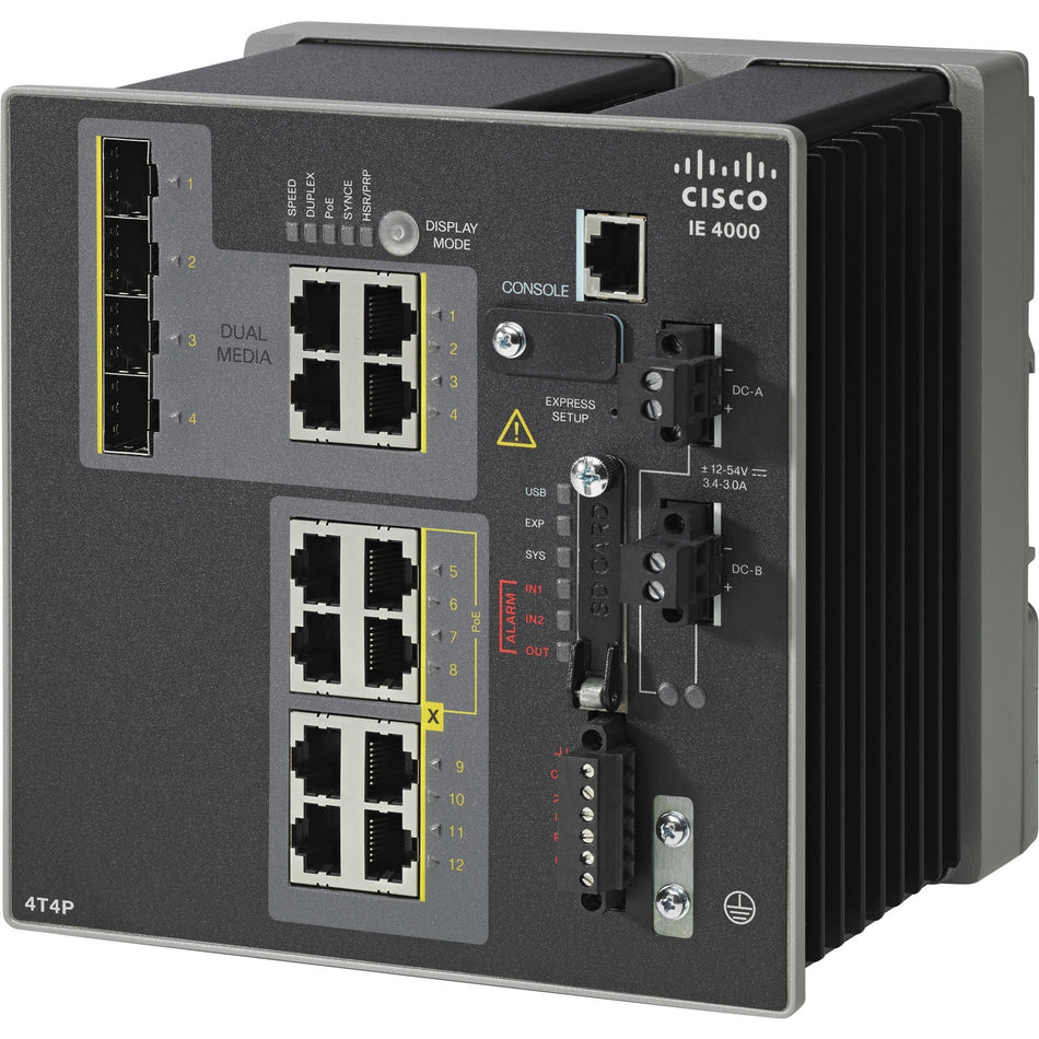 Cisco IE-4000-4T4P4G-E Layer 3 Switch - IE-4000-4T4P4G-E