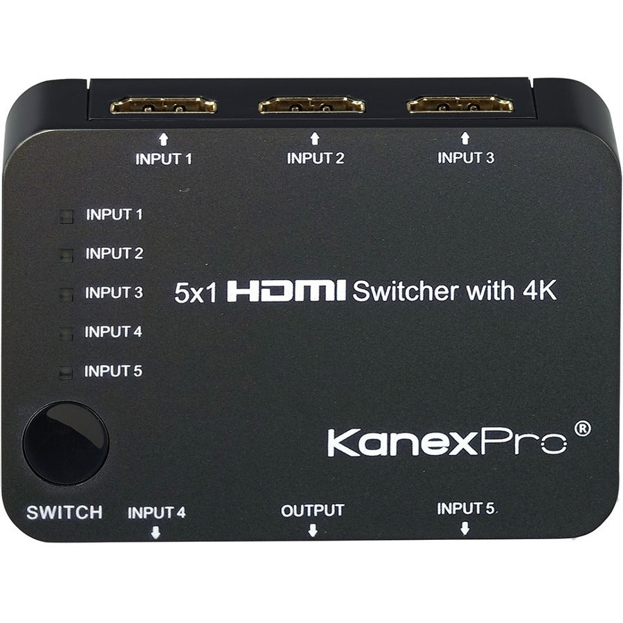 KanexPro 5x1 HDMI Switcher with 4K Support - SW-HD5X14K