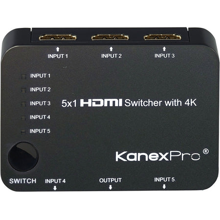 KanexPro 5x1 HDMI Switcher with 4K Support - SW-HD5X14K