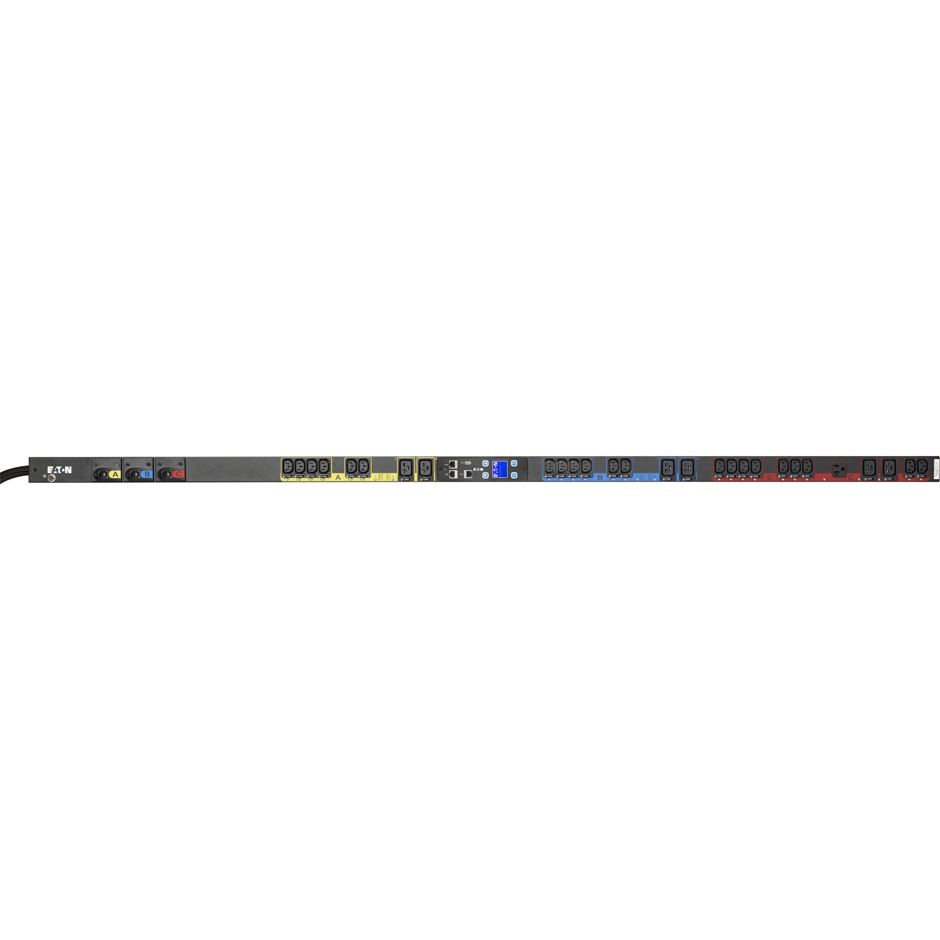 Eaton Managed Rack PDU 8.64 kW max 120/208V 24A 50-60Hz 0U Three-Phase PDU - EMA333-10