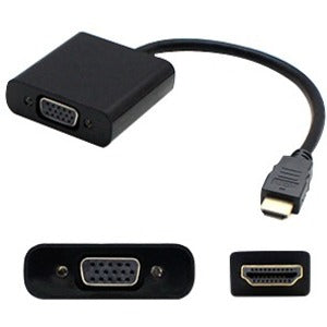 5PK Lenovo 0B47069 Compatible HDMI 1.3 Male to VGA Female Black Active Adapters For Resolution Up to 1920x1200 (WUXGA) - 0B47069-AO-5PK