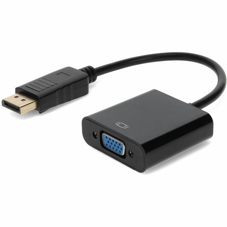 AddOn 5-Pack of HP&reg; AS615AA Compatible DisplayPort 1.2 Male to VGA Female Black Adapters For Resolution Up to 1920x1200 (WUXGA) - AS615AA-AO-5PK