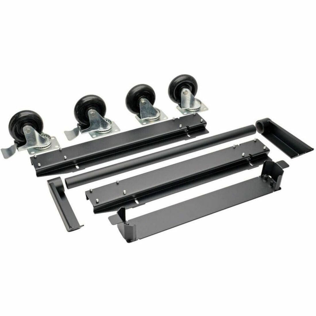Tripp Lite by Eaton Mobile Cart Conversion Kit with Handle Casters and Power Cord Manager for Tablet/Chromebook Charging Stations - CSHANDLEKIT