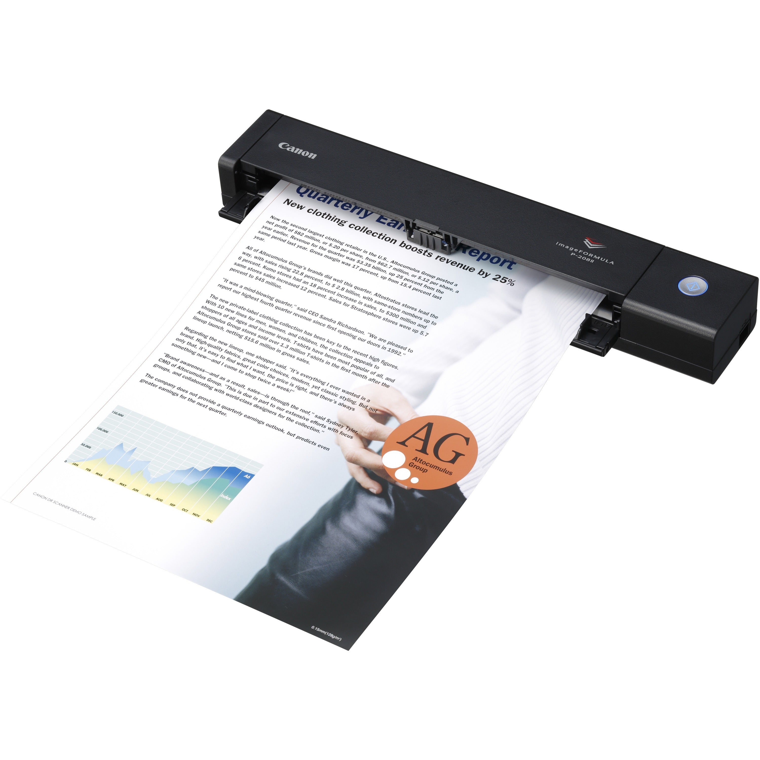 Canon imageFORMULA P-208II Scan-tini Handheld Scanner - 600 dpi Optical - 9704B007