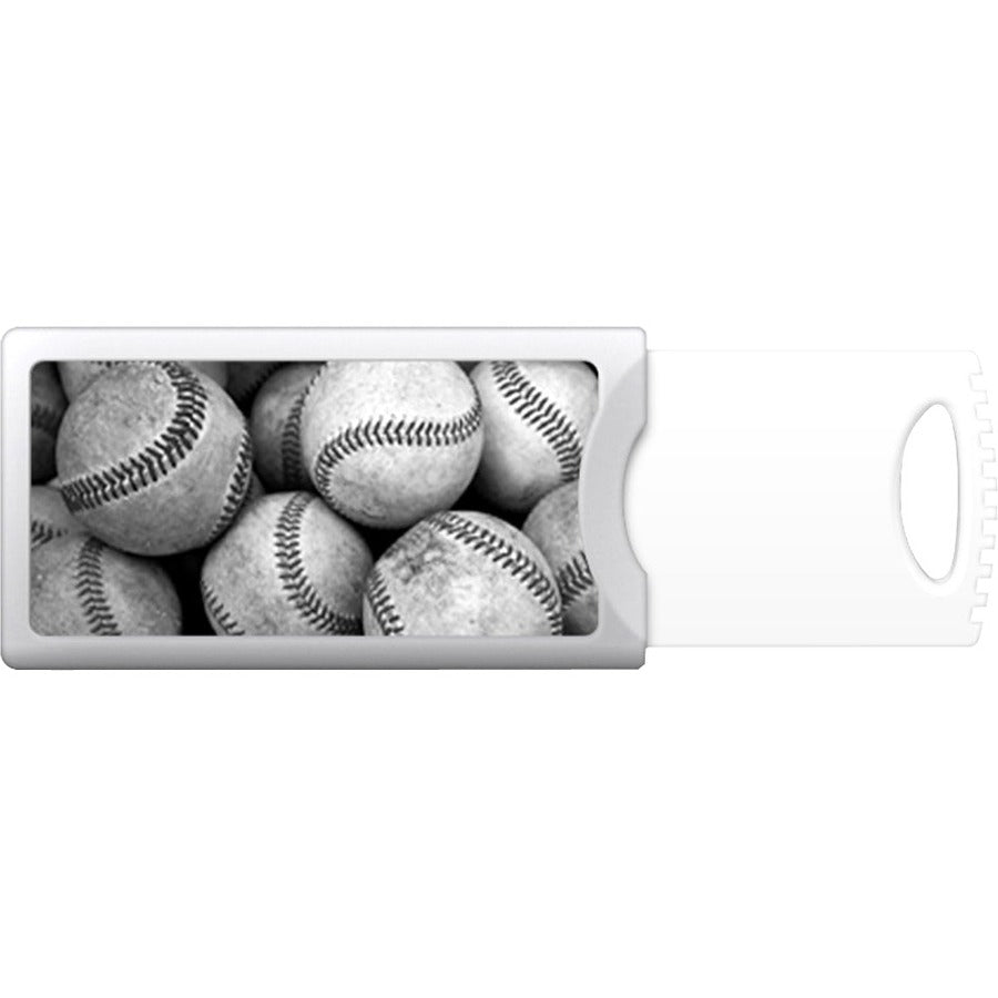 OTM 8GB Push USB Rugged Collection, Baseball - S1-U2P1RGD02-8G