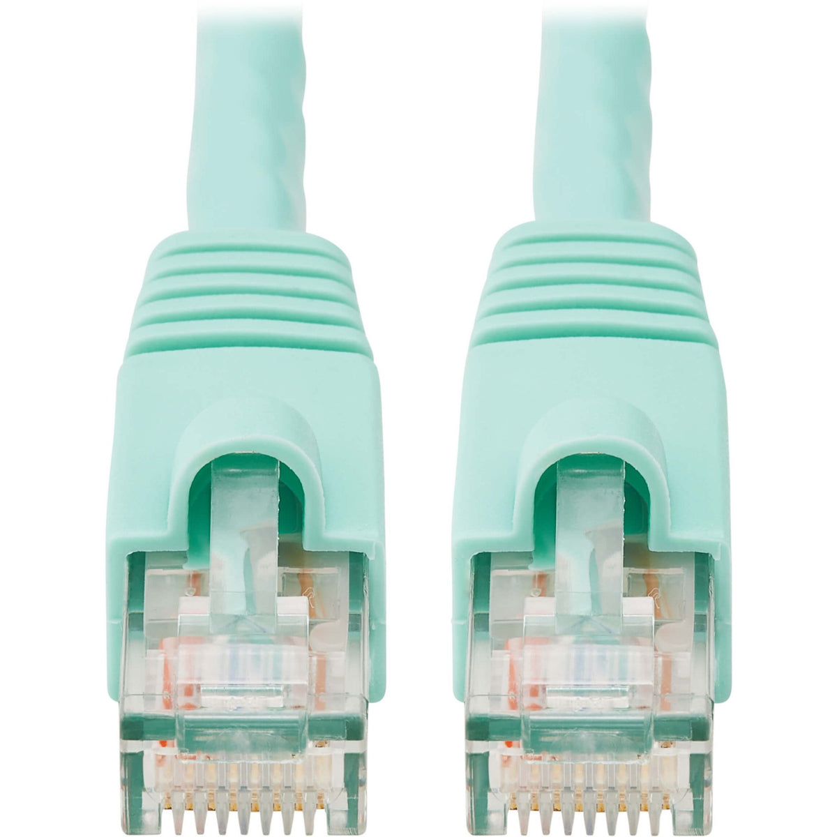 Eaton Tripp Lite Series Cat6a 10G Snagless UTP Ethernet Cable (RJ45 M/M), Aqua, 5 ft. (1.52 m) - N261-005-AQ