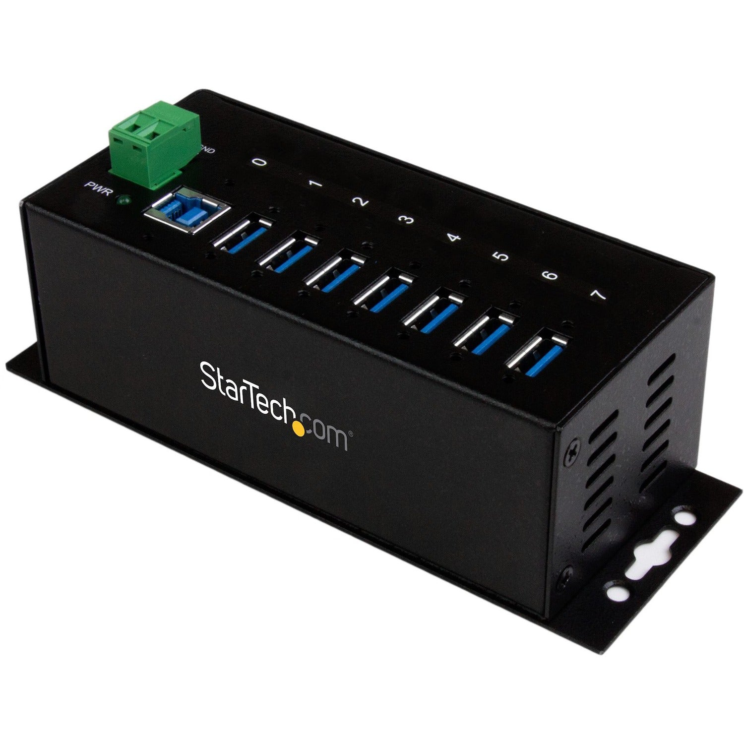 StarTech.com 7 Port Industrial USB 3.0 Hub with ESD - 5Gbps - ST7300USBME