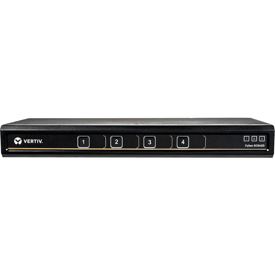 Vertiv Cybex SC800 Secure Desktop KVM| 4 Port Single-Head| DisplayPort| TAA - SC840D-001