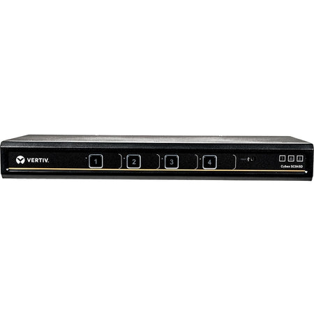 Vertiv Cybex SC800 Secure KVM | 4 Port | Secure Desktop KVM Switch (SC845D-001) - SC845D-001