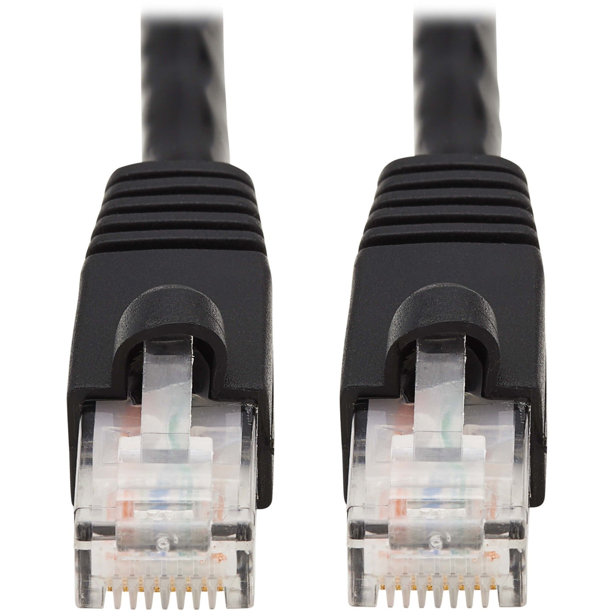 Tripp Lite by Eaton Cat6a 10G Snagless UTP Ethernet Cable (RJ45 M/M) Black 25 ft. (7.62 m) - N261-025-BK