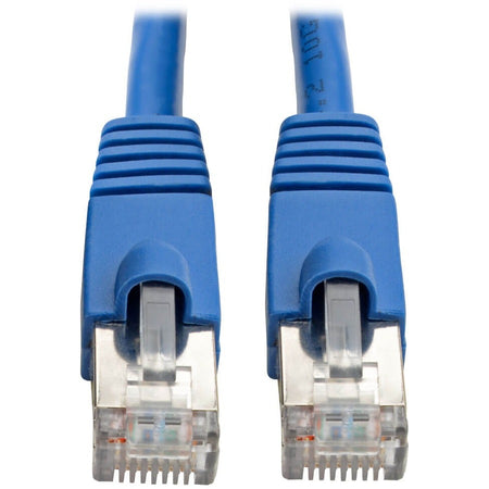 Tripp Lite by Eaton Cat6a 10G Snagless Shielded STP Ethernet Cable (RJ45 M/M) PoE Blue 10 ft. (3.05 m) - N262-010-BL