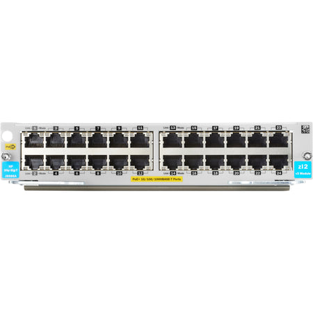 HPE 5400R 24-port 10/100/1000BASE-T PoE+ with MACsec v3 zl2 Module - J9986A