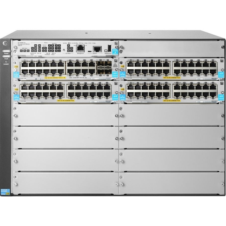 HPE 5412R 92GT PoE+/4SFP+ (No PSU) v3 zl2 Switch - JL001A