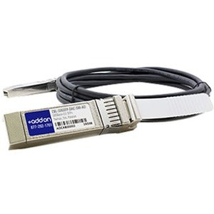 AddOn Dell Force10 CBL-10GSFP-DAC-5M Compatible TAA Compliant 10GBase-CU SFP+ to SFP+ Direct Attach Cable (Passive Twinax, 5m) - CBL-10GSFP-DAC-5M-AO