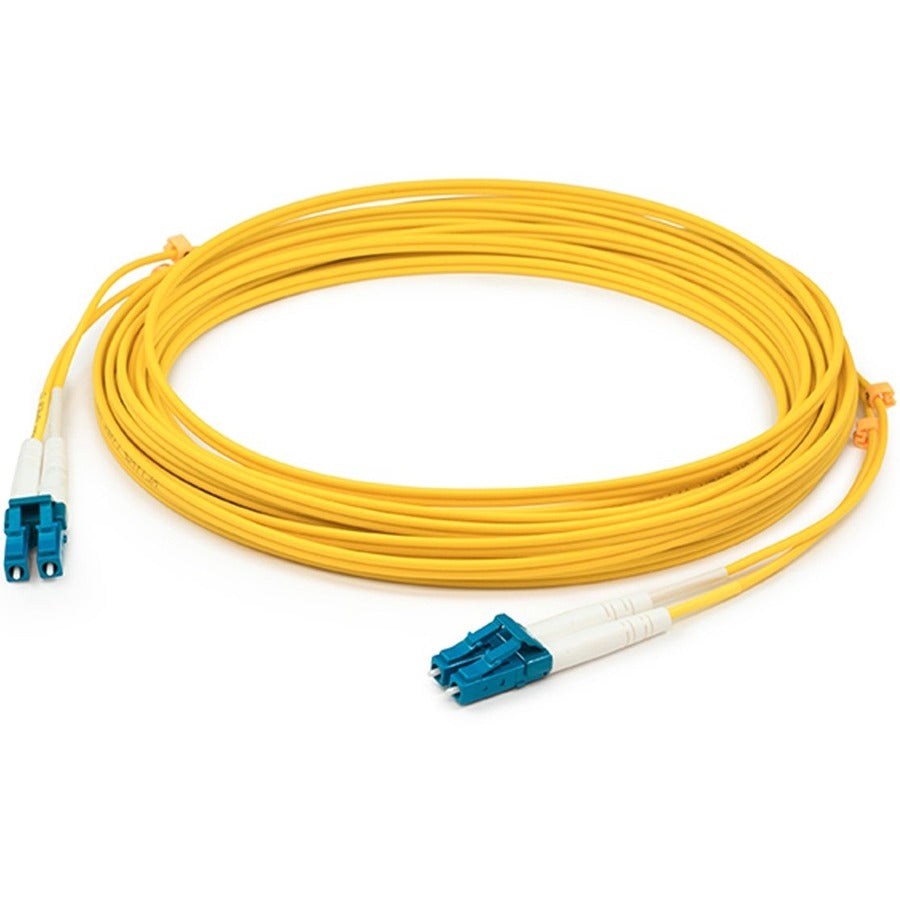 AddOn 25m LC (Male) to LC (Male) Yellow OS2 Duplex Fiber OFNR (Riser-Rated) Patch Cable - ADD-LC-LC-25M9SMF