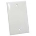 Unirise Blank Wall Plate, Single Gang, White - WP-BLANK-WHT