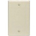 Unirise Blank Wall Plate, Single Gang, Ivory - WP-BLANK-IVY