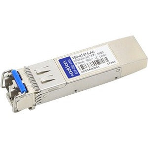 AddOn Calix 100-01514 Compatible TAA Compliant 10GBase-SR SFP+ Transceiver (MMF, 850nm, 300m, LC, DOM, Rugged) - 100-01514-AO